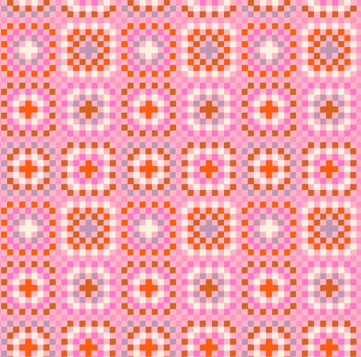 Baumwolle Patchwork -  Alexia Abegg - Ruby Star Society - Meadow Star - Merry Granny Square